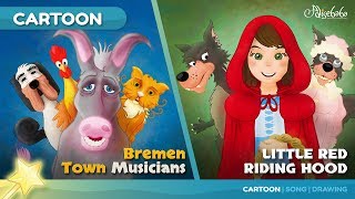 Bremen Musicians bedtime stories for kids cartoon animation