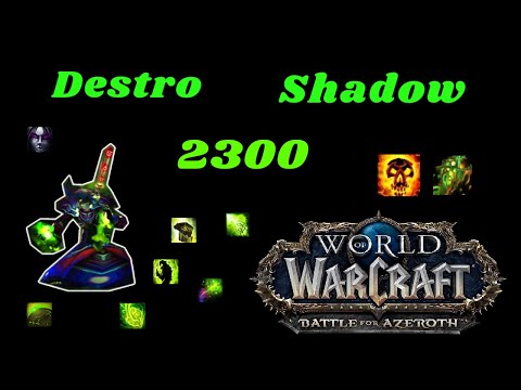 Destro Warlock PoV Arena 2300+ 2vs2 - BfA 8.3  Saison 4