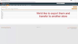 How to Export Magento Attribute Sets