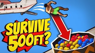 GTA 5 - Survive a 500ft fall WITHOUT A PARACHUTE?