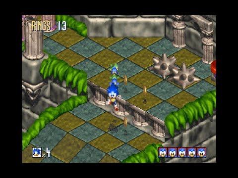 Sonic 3D Blast (SEGA Saturn): Rusty Ruin Zone Act 1 [1080 HD]