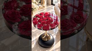 I Made a Table with Roses & Resin 🌹✨