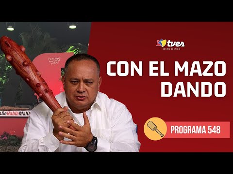 EN VIVO | Con El Mazo Dando | Diosdado Cabello | Programa 548