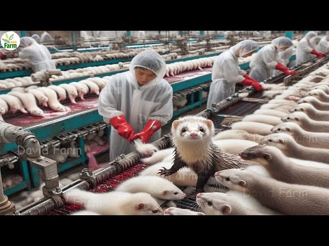 How can Russians provide enough MINK fur for the whole world? | Mink farm