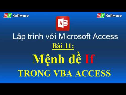 bai 11: ham if trong vba access - microsoft access