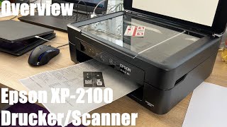 Epson Expression Home XP-2100 3-in-1-Tintenstrahl-Multifunktionsgerät (Drucker, Scanner) overview
