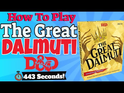 How To Play The Great Dalmuti *Dungeons And Dragons Card Game*