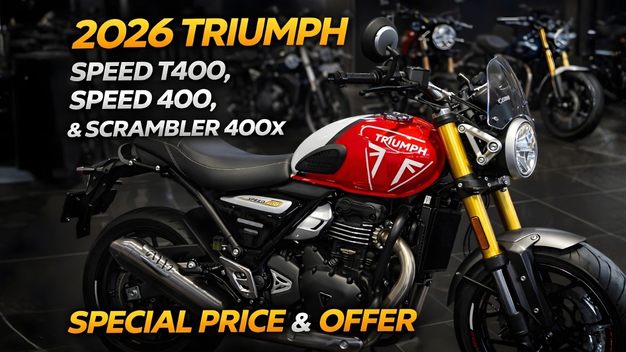 2026 TRIUMPH BIKES SPECIAL OFFER | Speed T400, Speed 400, Scrambler 400x
