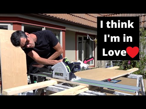 My FIRST TIME using a TRACK SAW!!!
