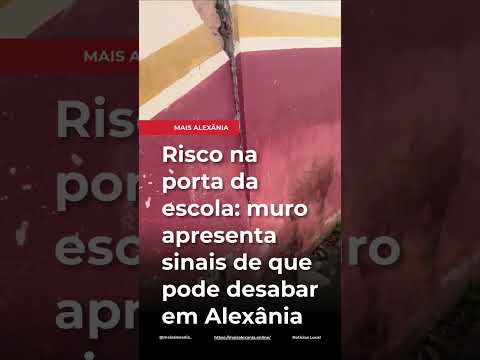🚨 Muro de Escola Pode Desabar? Moradores Cobram Providências em Alexânia