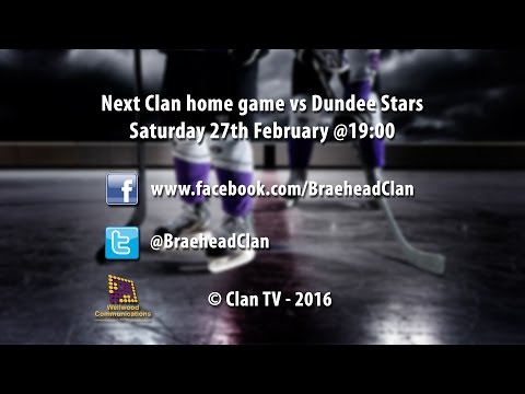 Braehead Clan vs Fife Flyers 20/2/2016 - EIHL