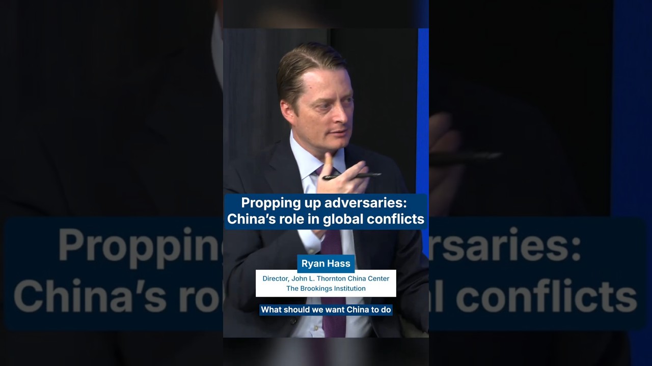 Propping up Adversaries: China’s role in global conflicts