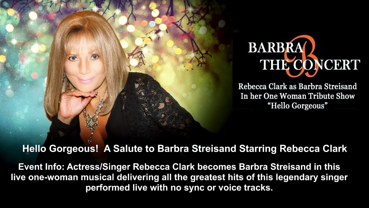 Promotional video thumbnail 1 for Rebecca Clark As Barbra Streisand