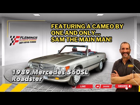 ‘89 560SL featuring THE vintage car expert Sam!