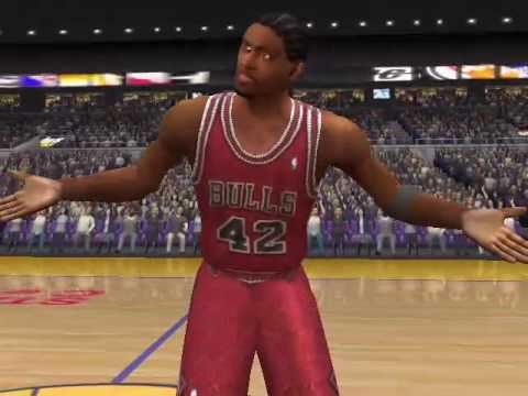 NBA LIVE 2003 CHICAGO BULLS VS LA LAKERS GAMEPLAY