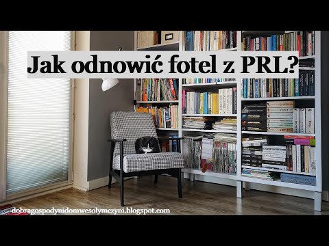 renowacja fotela PRL