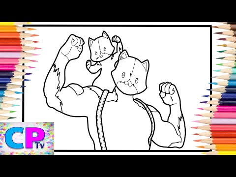 Fortnite Meowscles and Kit Coloring Pages/Fortnite IPad Pro Coloring/Rodsyk - Energy[COPYRIGHT FREE]