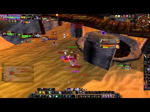 Shaman Warlock vs. Warrior Druid 2v2 arena cata 4.3.4.