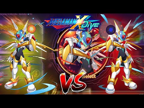 Copy X Vs Copy X - Guild Boss | Mega Man X DiVE (Mobile Controls PvE)