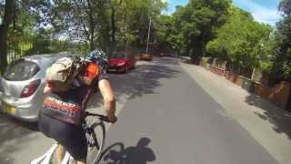 preview picture of video 'Paul Howarth on MTB annoys a Burnley Roadie'