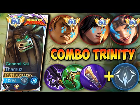 MAIN THAMUZ SOLO RANK PAKAI ITEM ATTACK SPEED‼️GAMEPLAY TOP GLOBAL THAMUZ - MLBB