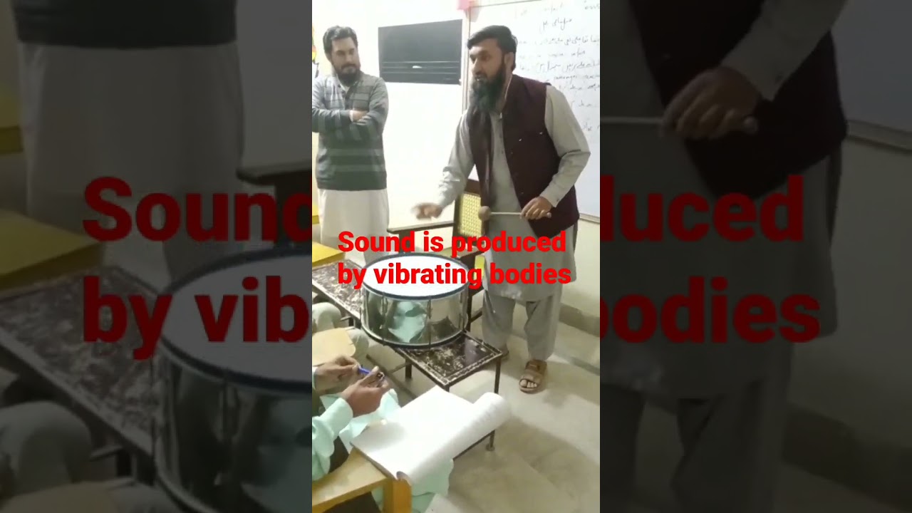Activity: Sound is produced by vibrating bodies