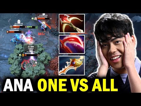 ANA Super Crazy Plays - One vs All with Puck Dota 2