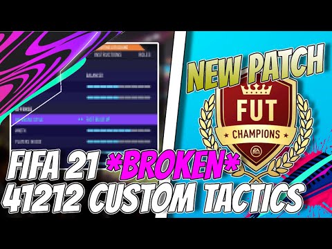 FIFA 21 BEST 30-0 41212 PRO CUSTOM TACTICS FIFA ULTIMATE TEAM 1ST IN WORLD | HOW TO USE 41212