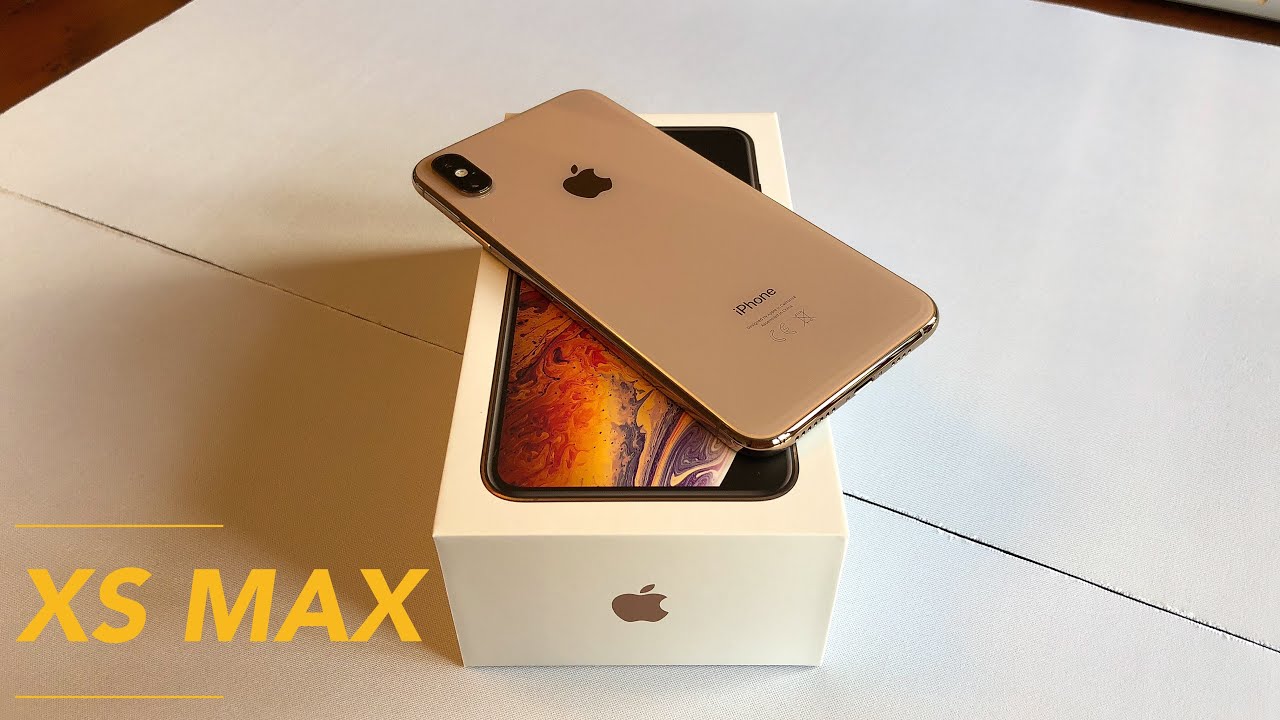 Unboxing: iPhone XS Max (Gold)