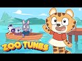 Row Row Row Your Boat Kids Songs Nursery Rhymes Zoo Tunes