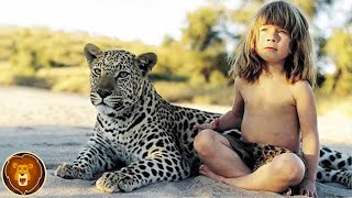 Kinder, die mit Wildtieren aufgewachsen sind