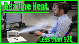 DIY Mini Air Conditioner for Your Desk (No Experience Needed!) Desktop Cooling