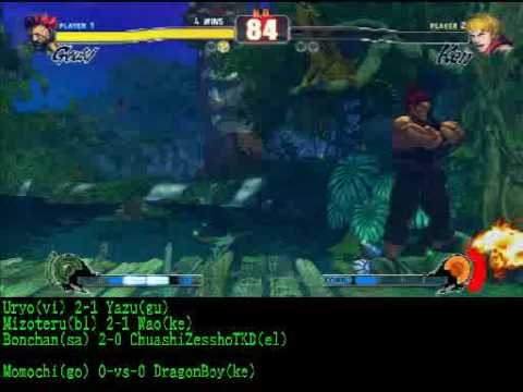 SF4:Momochi (Go) vs Dragon Boy (Ke) - Set 01 - GODSGARDEN #2 - 06-03-2010
