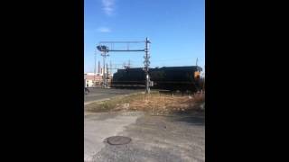 preview picture of video 'Csx Light Engine Move In Elsmere Delaware ( wilsmere yard) Part 1'