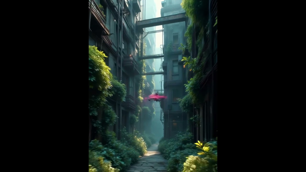 Urban Jungle: Nature Reclaims the City, video content, 2025 #arsenalai_ #urban #nature #greenery