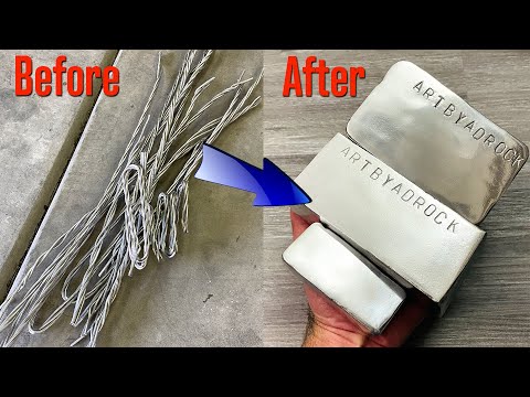 Monster Aluminum Wire Meltdown - Triple Ingot Casting