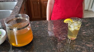 Iced Green Tea Recipe - How To Make Iced Tea With Green Tea Bags - Better Than Starbucks Iced Tea!