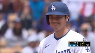 4月28日 大谷翔平　2戦連続マルチ安打　第2打席は今季自己最速182キロ右翼線二塁打!