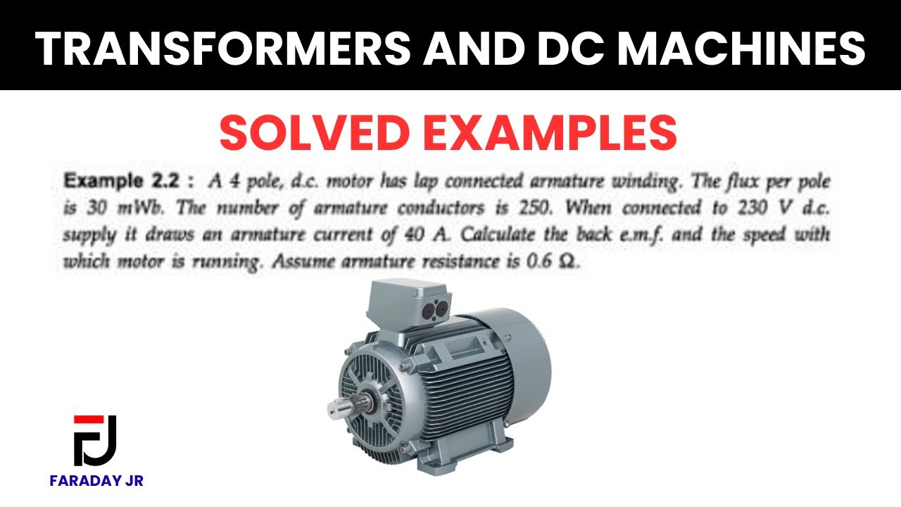DC Machines | Questions & Answers – Example 1 (Step-by-Step Solution)