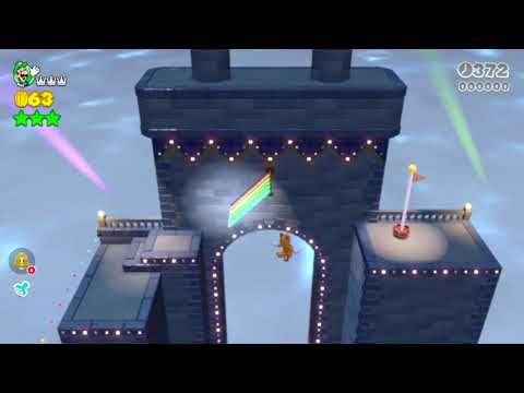 Super Mario 3D World (Switch) 5-2 Speedrun - Time: 30 (Former WR)