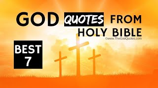 BEST 7 GOD QUOTES FROM BIBLE WITH IMAGES - TheGodQuotes