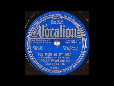 Dolly Dawn & her Dawn Patrol - You Went to My Head (1938)
