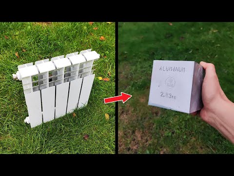 Melting Aluminum Radiator - Casting Aluminum Cube