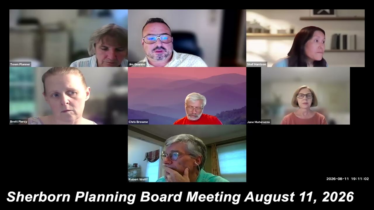 From the Planning Board