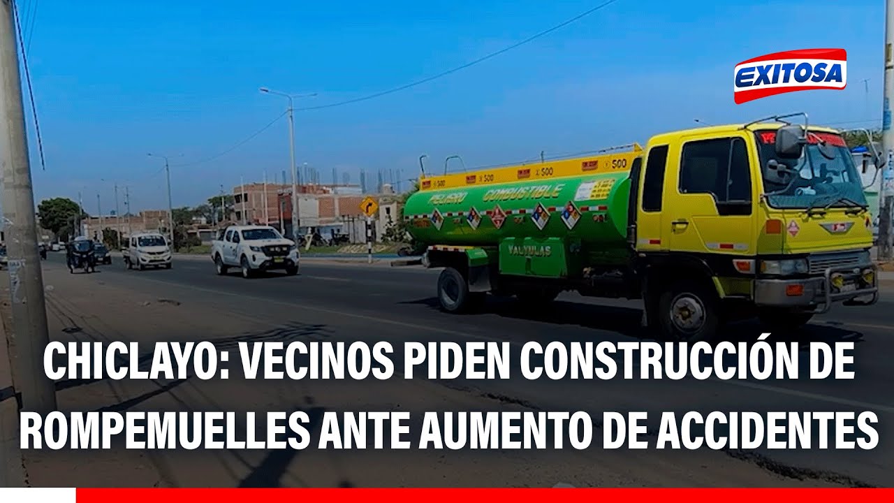 🔴🔵 Chiclayo: Vecinos piden construcción de rompemuelles ante aumento de accidentes