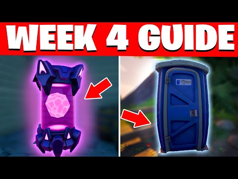 ALL WEEK 4 CHALLENGES FORTNITE