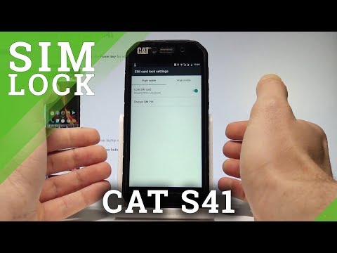 How to Set Up SIM Lock in CAT S41 - Add / Change PIN |HardReset.info