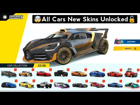 🤯All Cars New Skins Unlocked🔓 - Extreme Car Driving Simulator 2023 - best Android gameplay