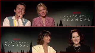 ANATOMY OF A SCANDAL Interviews - Sienna Miller, Rupert Friend, Michelle Dockery, Naomi Scott video