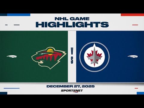 NHL Highlights | Wild vs. Jets - December 27, 2025